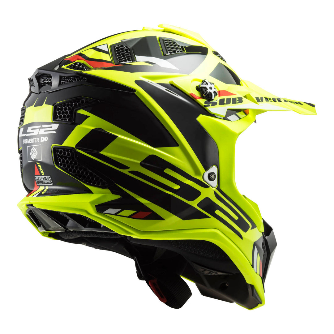 LS2 MX700 Subverter Evo Stomp Helmet - Hi-Vis Yellow / Black