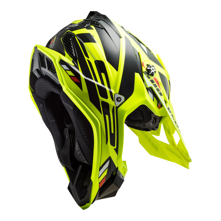 LS2 MX700 Subverter Stomp Helmet - Hi-Vis Yellow / Black 06