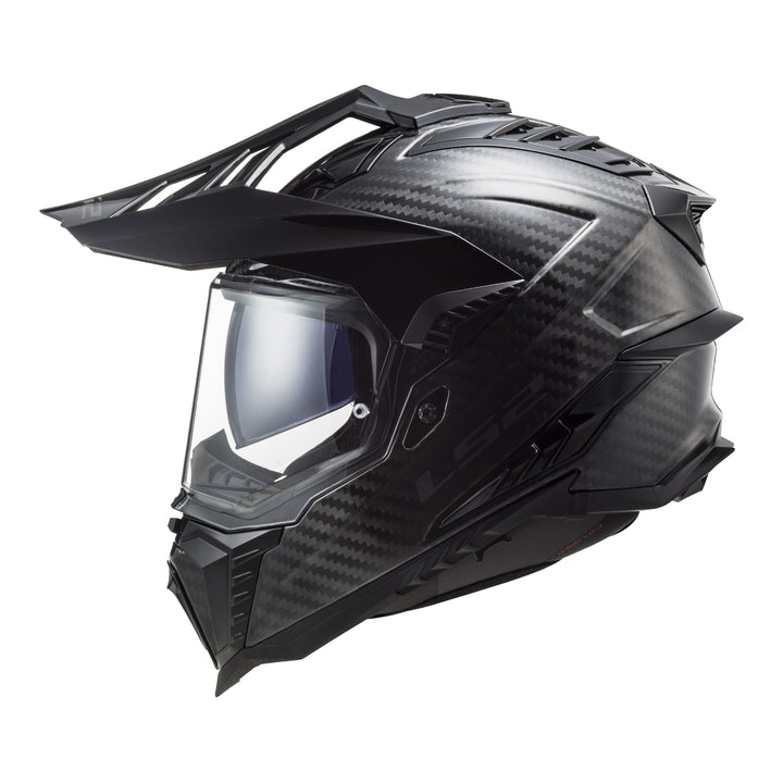 LS2 MX701 Explorer Carbon Helmet - Gloss Carbon