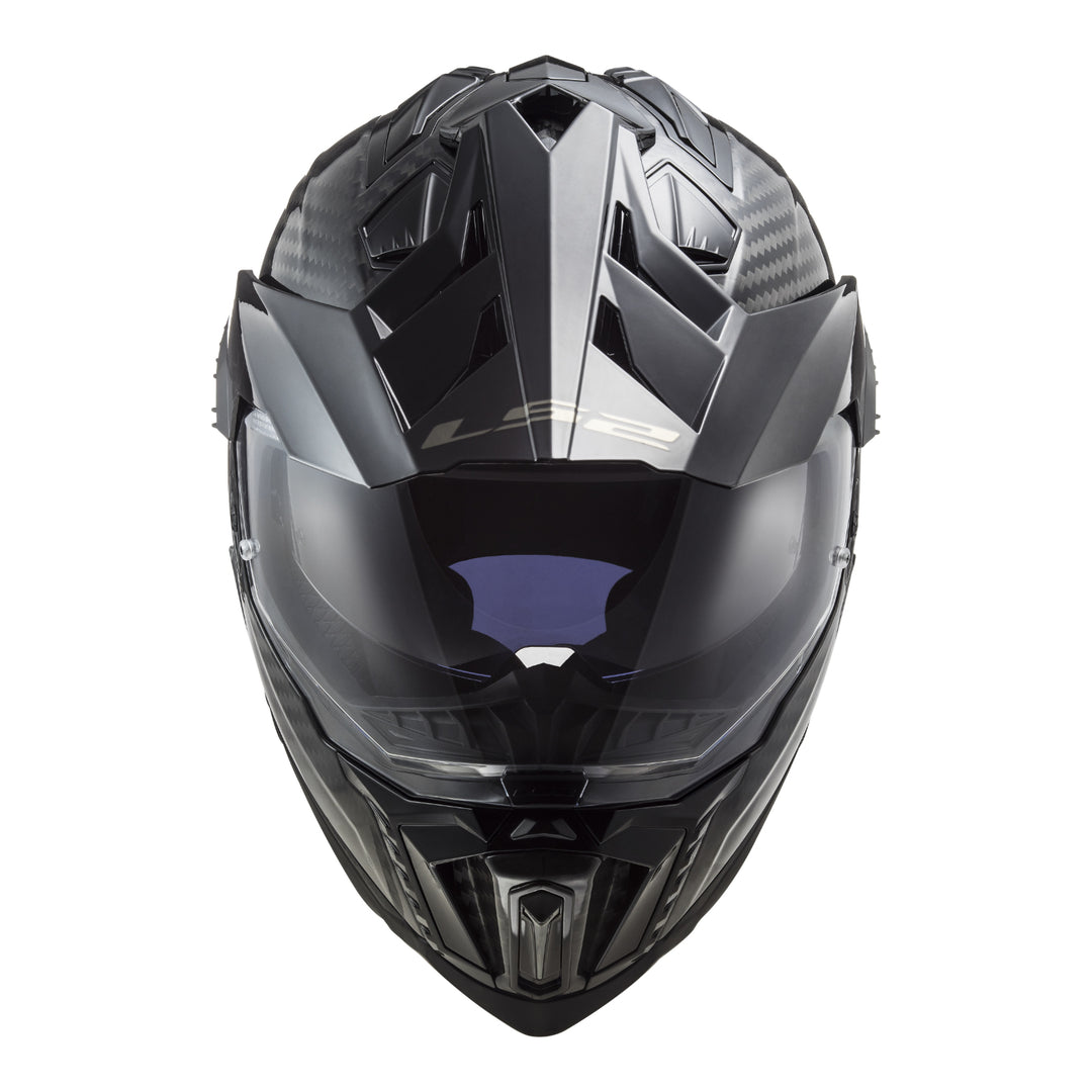 LS2 MX701 Explorer Carbon Helmet - Gloss Carbon