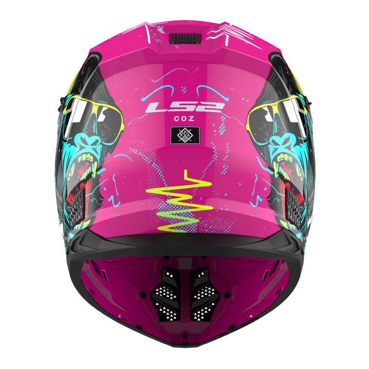 LS2 MX706J COZ Gorilla Helmet - Gloss Purple