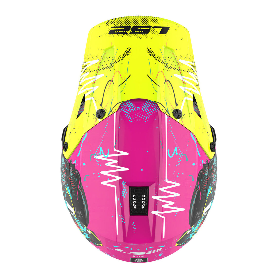 LS2 MX706J COZ Gorilla Helmet - Gloss Purple