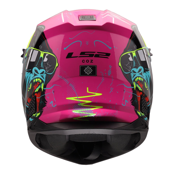 LS2 MX706J COZ Gorilla Helmet - Gloss Purple