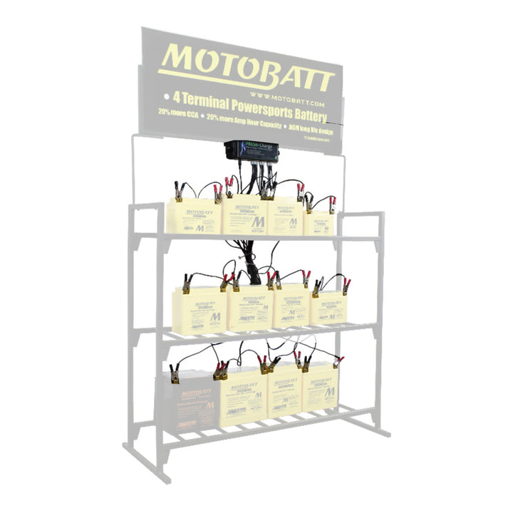 Motobatt 12-Station Maintenance System