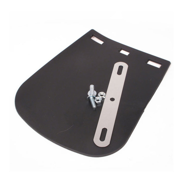 WHITES MUDFLAP BLK PVC LGE MOTORCYCLE
