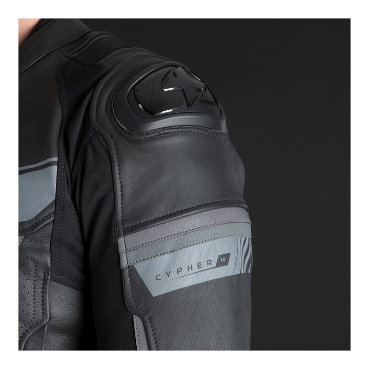 Oxford Cypher 1.0 Leather MS Jacket - Stealth Black