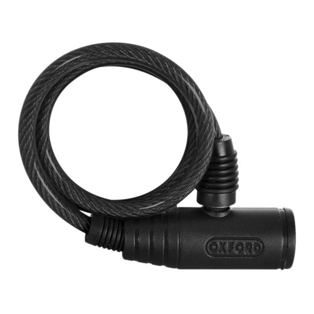 Oxford Bumper Cable Lock Smoke 6mm X 600mm