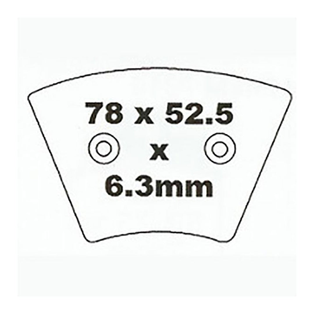 Premier Brake Pads - P Organic Standard