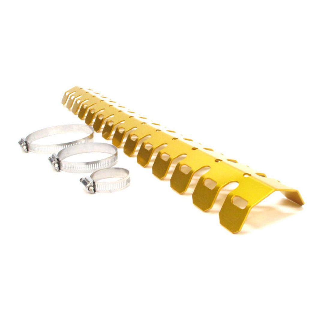 Whites Head Pipe Guard with Clamp - Gold
