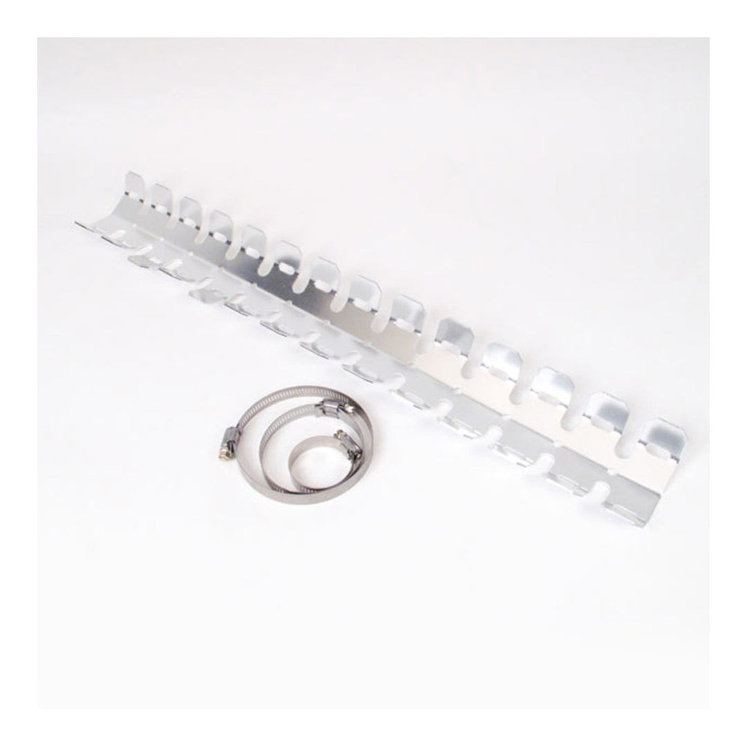 Whites Head Pipe Guard with Clamp - Silver