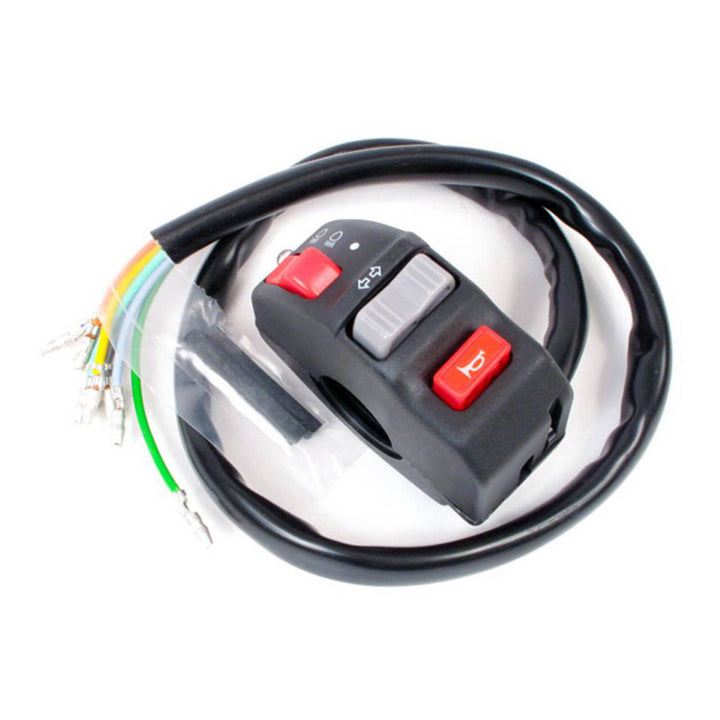 WHITES SWITCH BLOCK OFFROAD HEADLIGHT ON/HI-LO/TURN/HORN