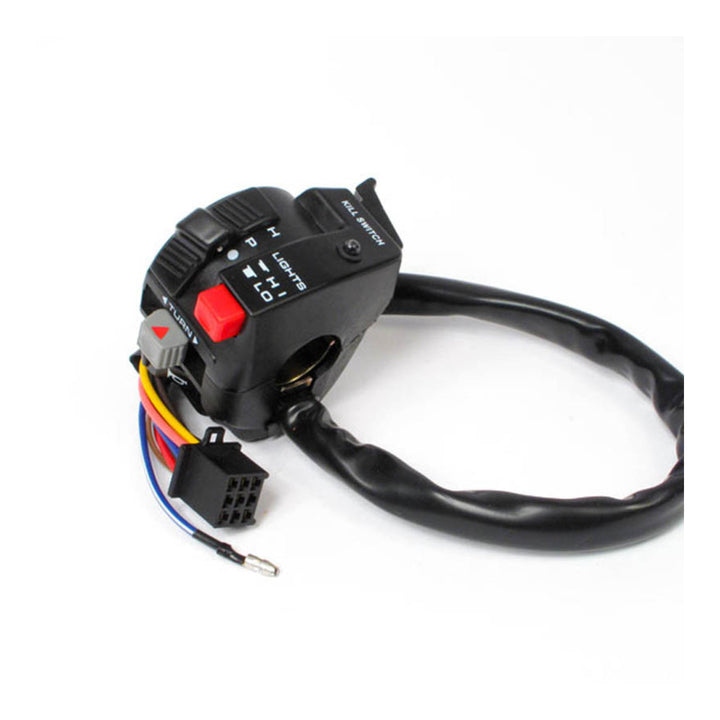 WHITES SWITCH BLOCK TURN/HEADLIGHT/ HORN/KILL (45.5mm)