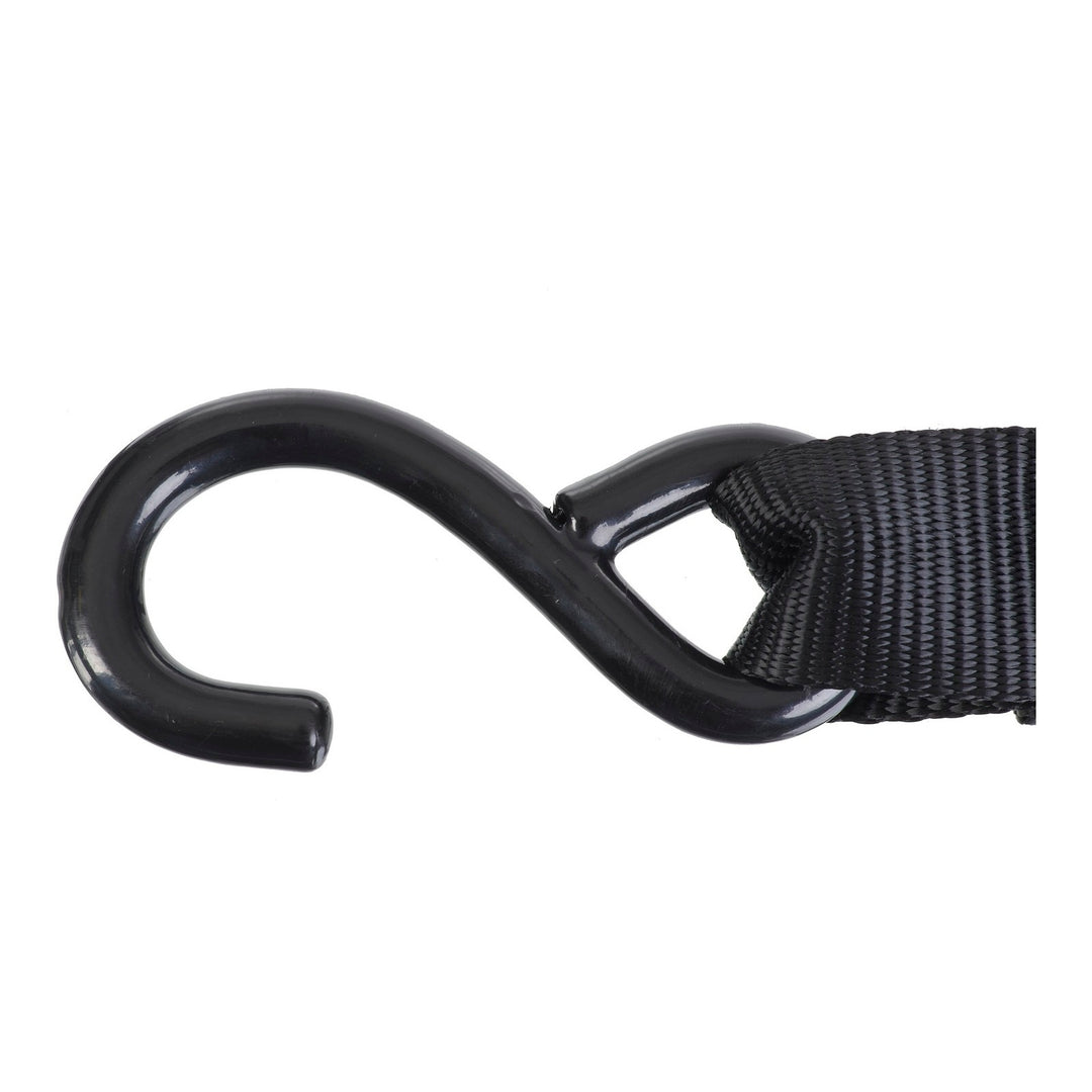 Whites Tie Downs 1 1/2in x 6ft - Black / Black