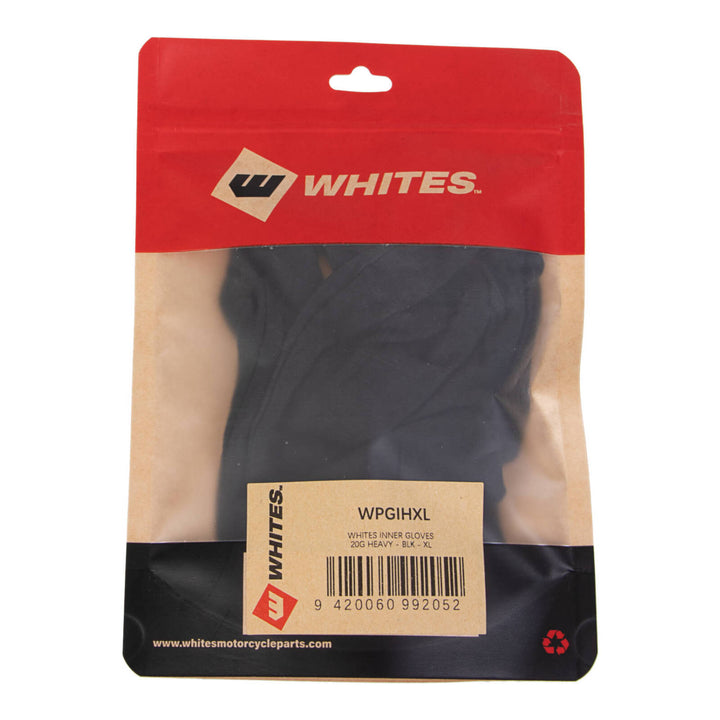 Whites Inner Gloves - 20G Heavy - Black - XL