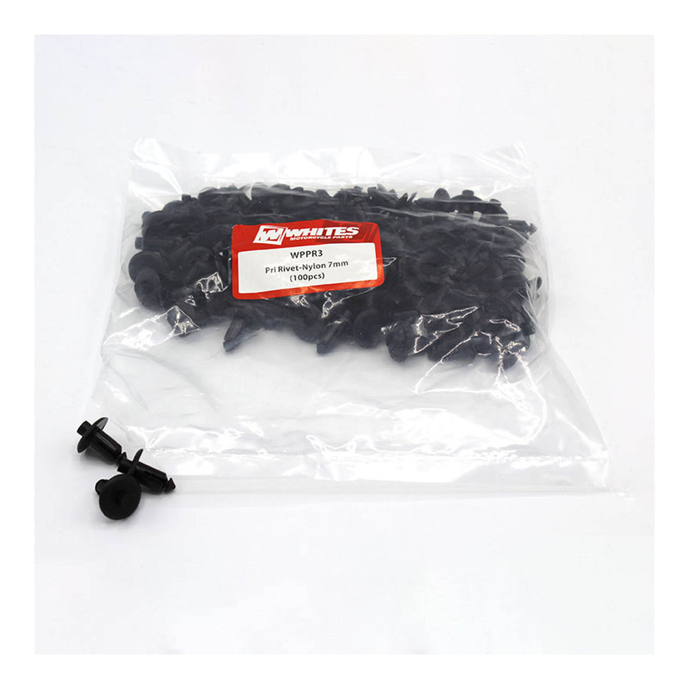 Whites Nylon Pry Rivets - 7mm (100 Pack)