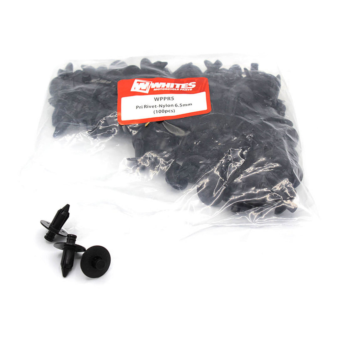 Whites Nylon Pry Rivets - 6.5mm (100 Pack)