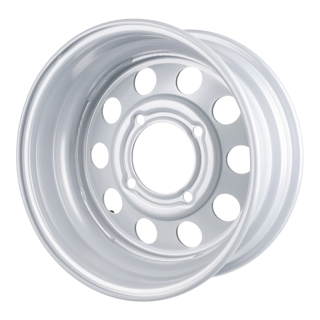 Whites ATV/UTV Steel Rim 14x6 Can-Am Front 4/137 +13 - Silver