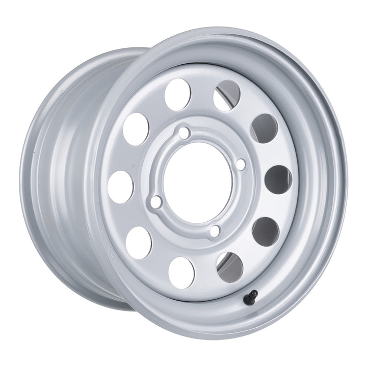 Whites ATV/UTV Steel Rim 14x8 Can-Am Rear 4/137 +32.7 - Silver