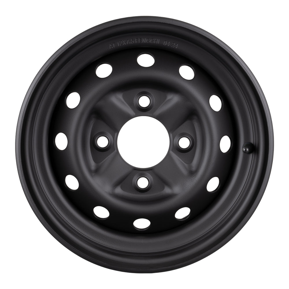 Whites ATV/UTV Steel Rim 12x7.5 CF-Moto Rear 4/110 +46.5 - Black