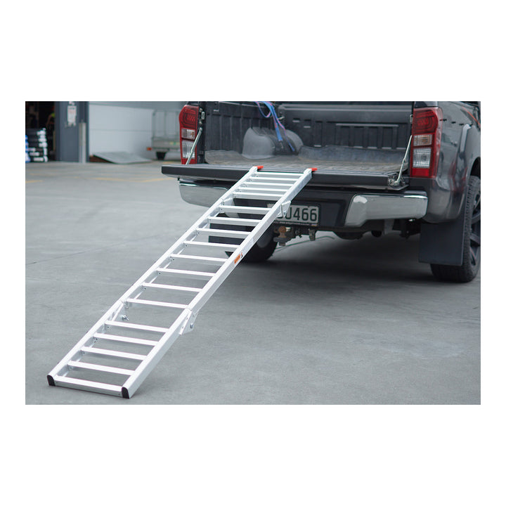 Whites Alloy Tailgate Folding Ramp 223x35cm 318kg Rated