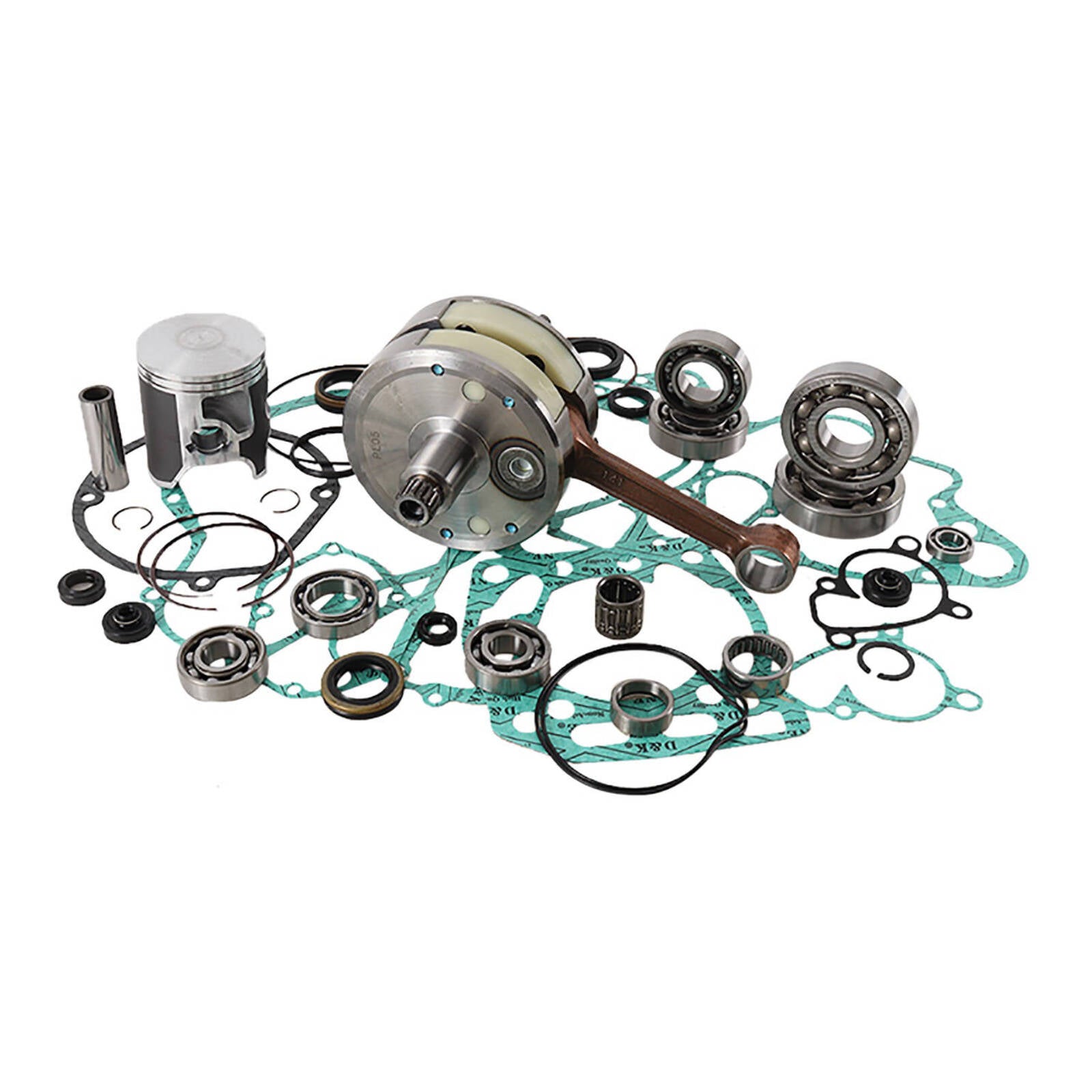 Suzuki RM250 Engine Bolt Kit (1990-1995) - Nickel Plated For Restoration