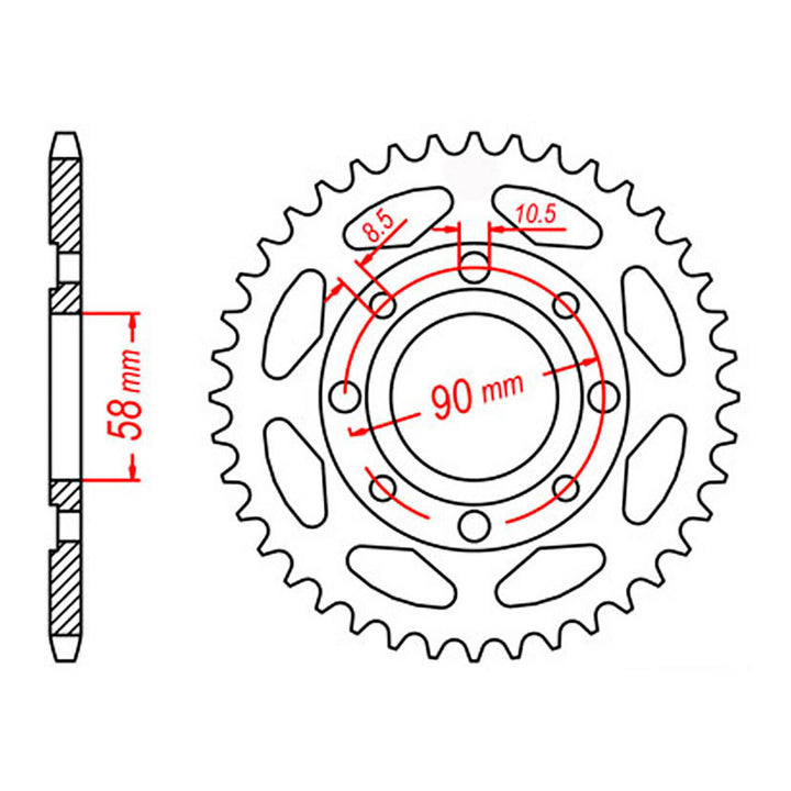 XAM Sprocket Kit Honda CT/XL125/185 (Ct200) 14/56