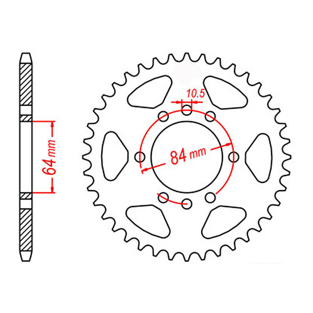 XAM Sprocket Kit Suzuki ATV LT160 11/39
