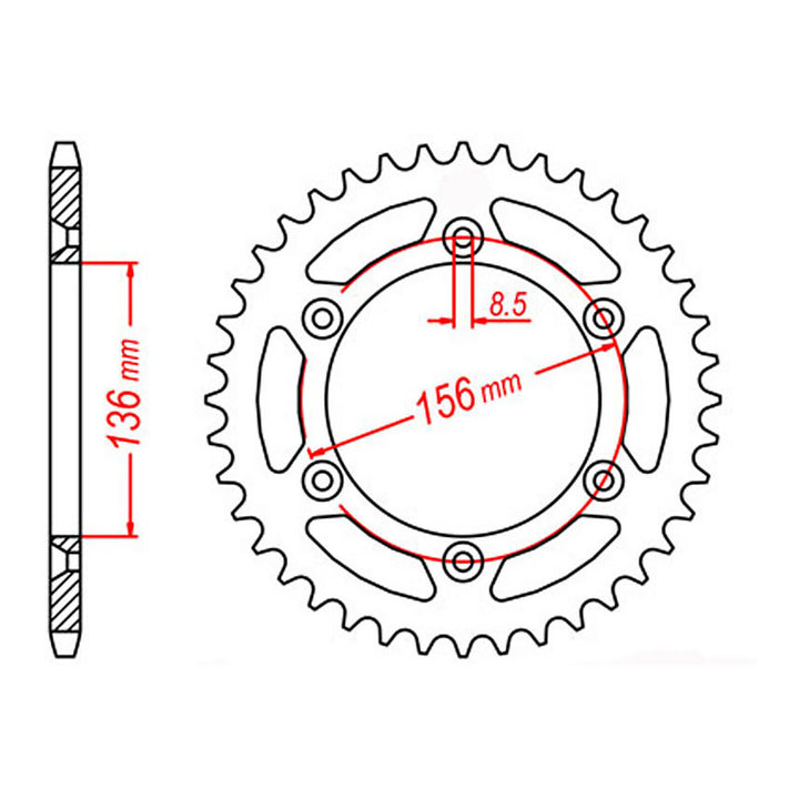 XAM Sprocket Kit Sherco 450/510SH1 14/48