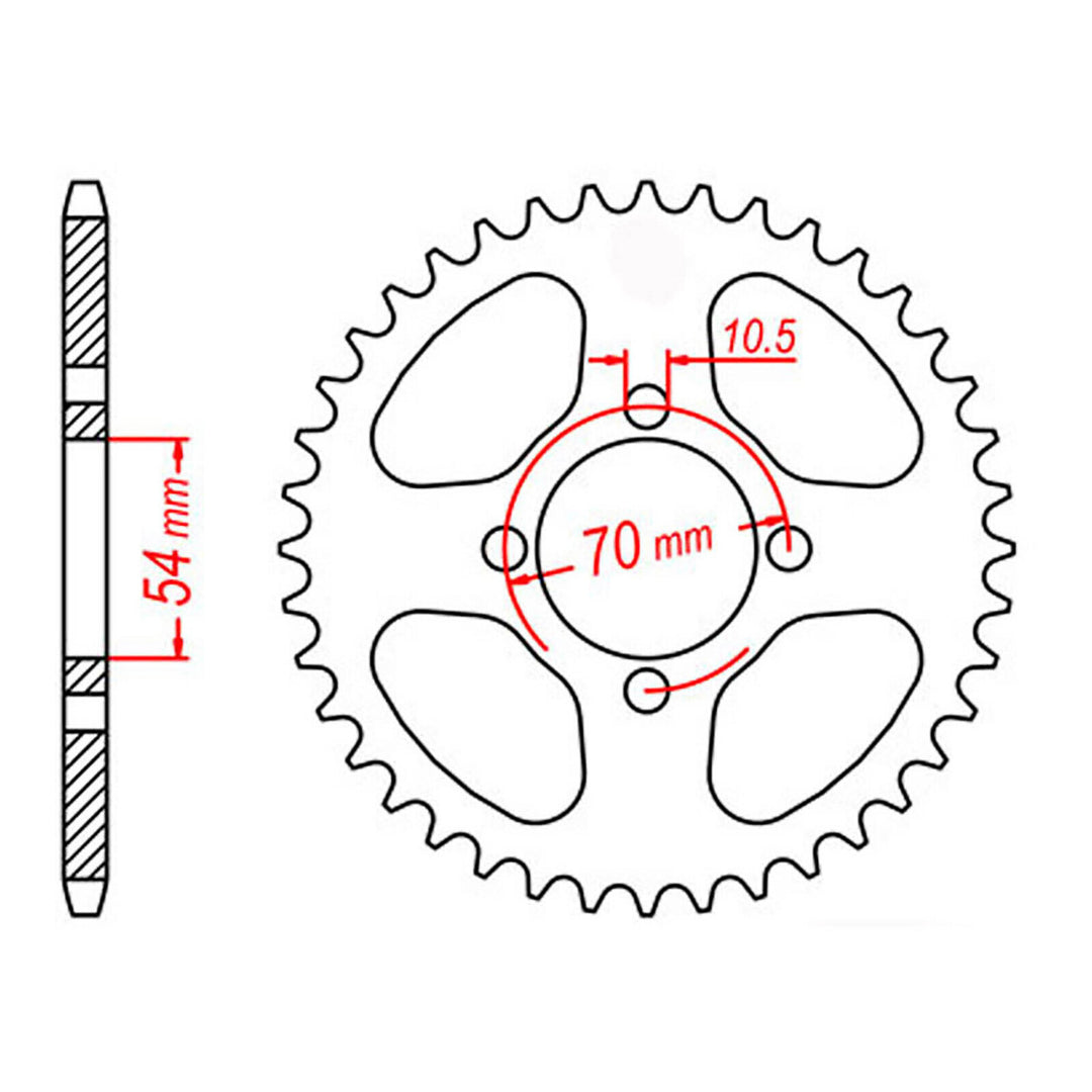 XAM Sprocket Kit Honda CBR125 '02-'11 NSH 15/42