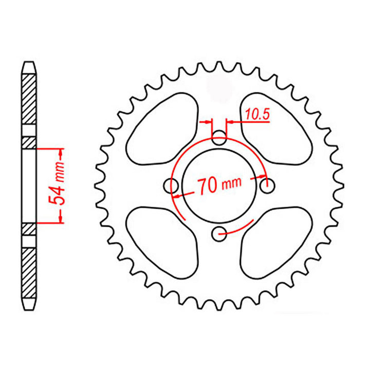 XAM Sprocket Kit Honda CBR125 '02-'11 NSH 15/42