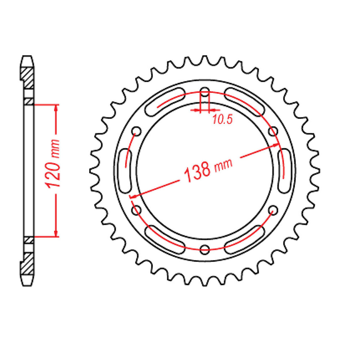 XAM Sprocket Kit Honda CBR250R '11- X-Ring 14/38