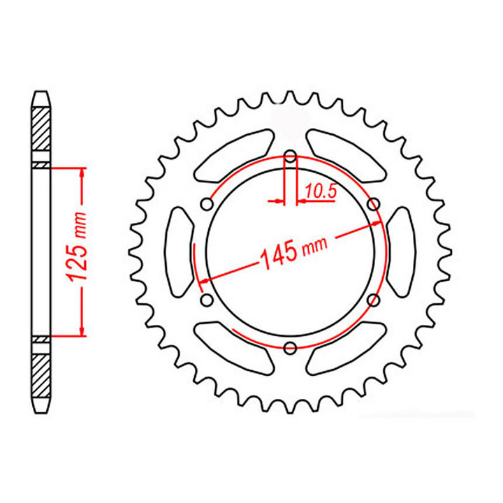 XAM Sprocket Kit Yamaha XTZ660 Z Tenere '08-'15 - 520AX 15/45