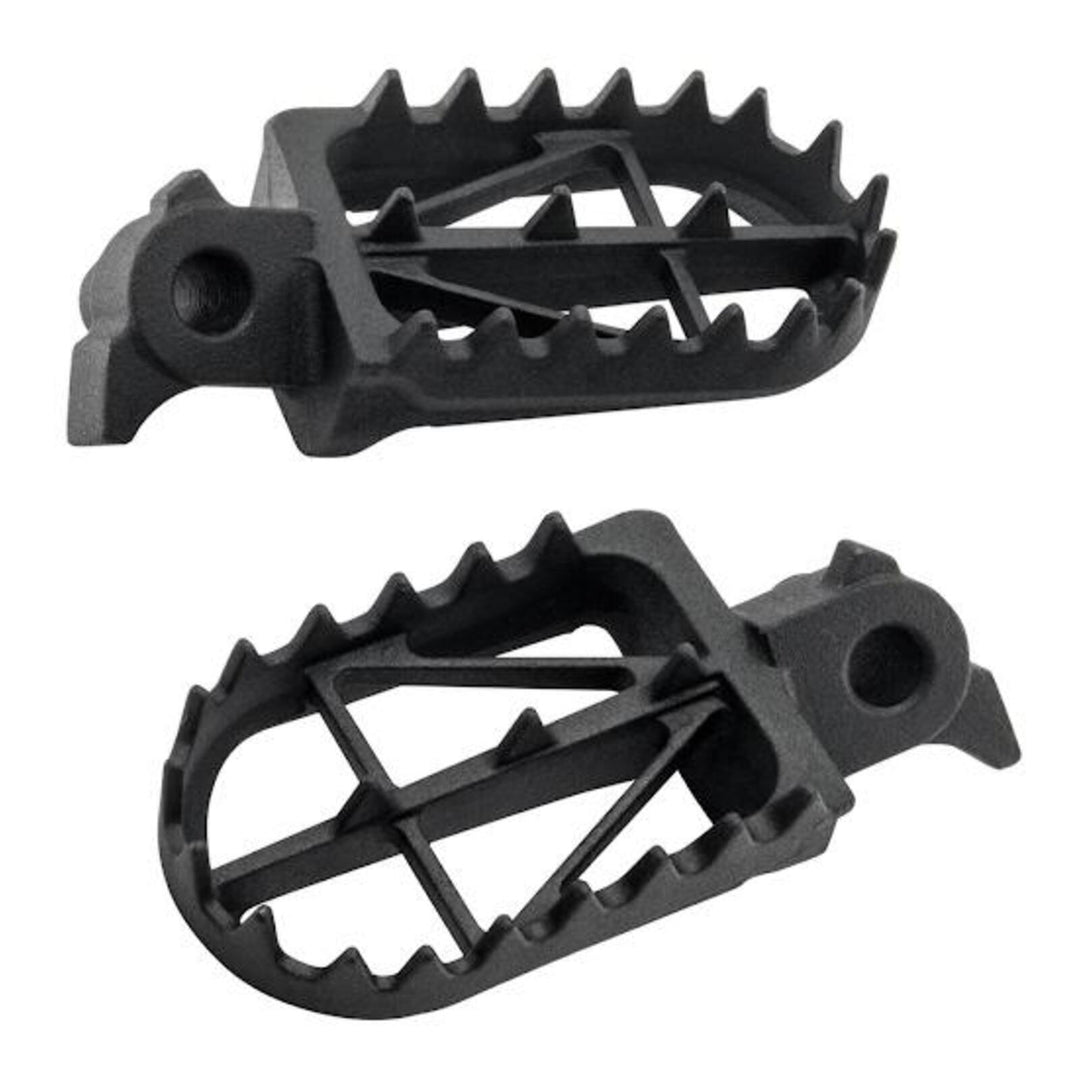 Zeta Wide Chromoly Mid Foot Pegs - Yamaha YZ125 / YZ250 / YZ250F / WR250F / WR45