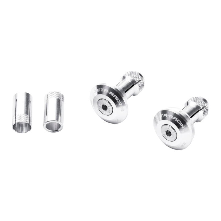 Zeta Bar End Plugs 29mm (2 Pack) - Silver