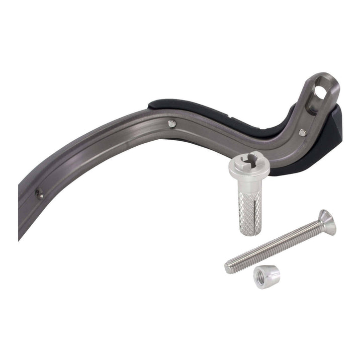 Zeta Pro Armour Handguards Bent - Titanium