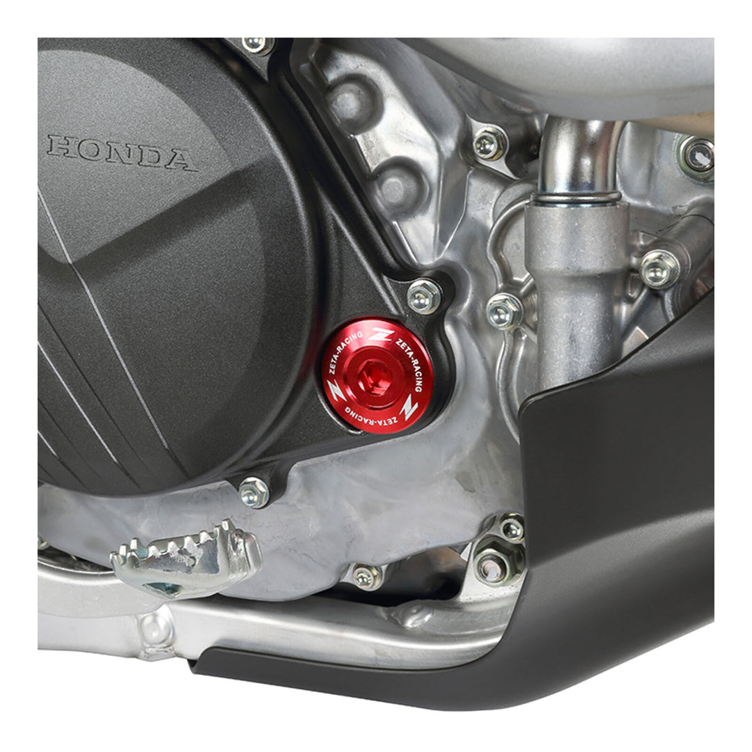 Zeta Engine Plug Kit- Honda CRF250R '10-'17, CRF450R/X, CRF150R - Red