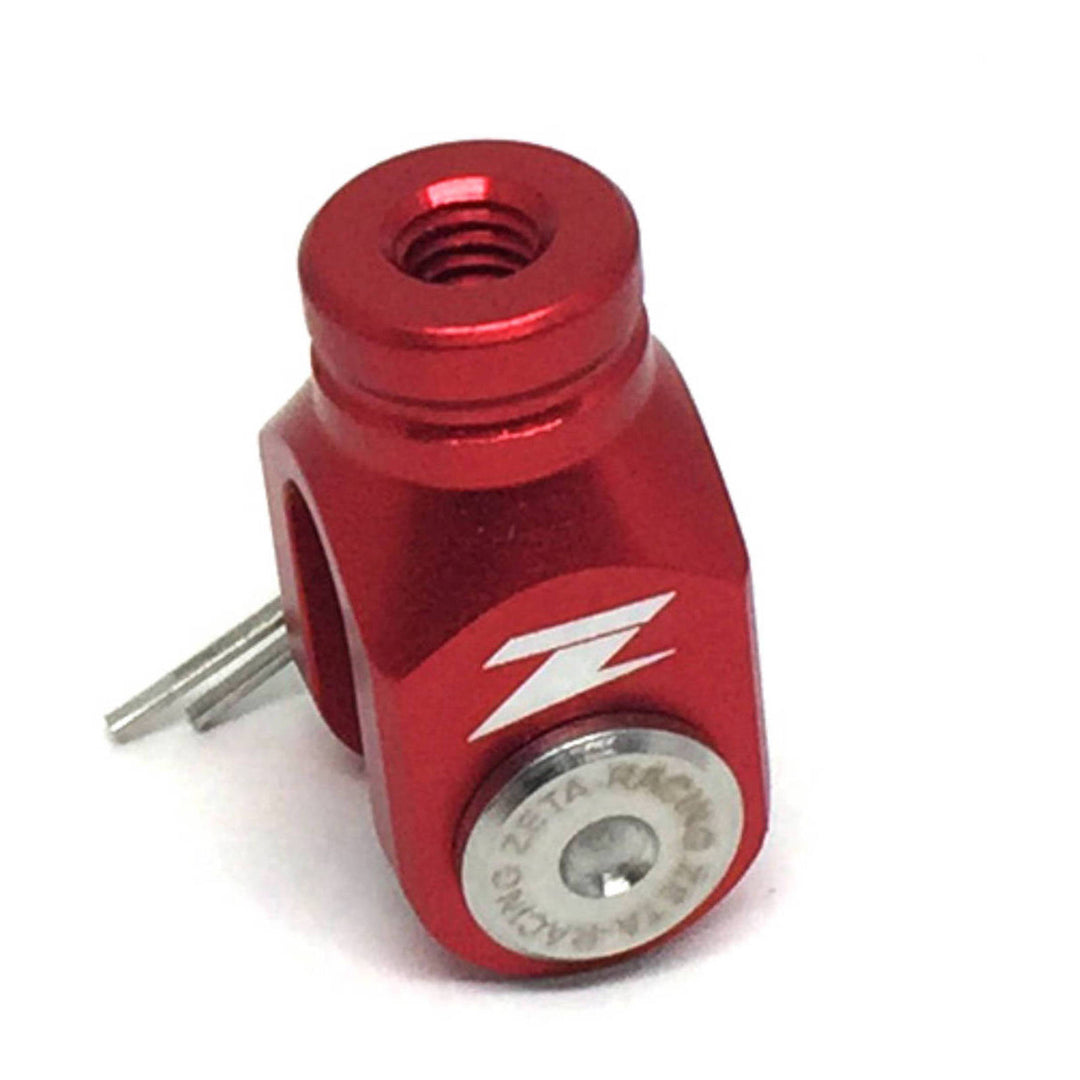 Zeta Rear Brake Clevis - Yamaha YZ / YZF, Suzuki RM-Z450 ('05-'17) - Red