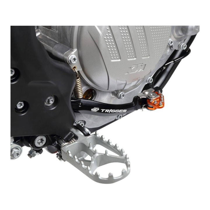 Zeta Trigger Brake Pedal - KTM SX ('16-) - Orange (With Bearing)
