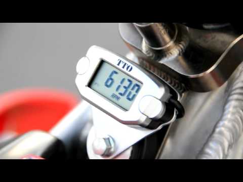 TRAIL TECH TTO PANEL - TACH / HOUR METER - BLK